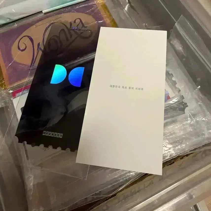 [BUNJANG] Dolby Original Ticket (PET + Ticket) - Aladdin Edition / 돌비 오리지널티켓 오티 메가박스 Dolby굿즈 알라딘 오티 돌비월렛 티켓