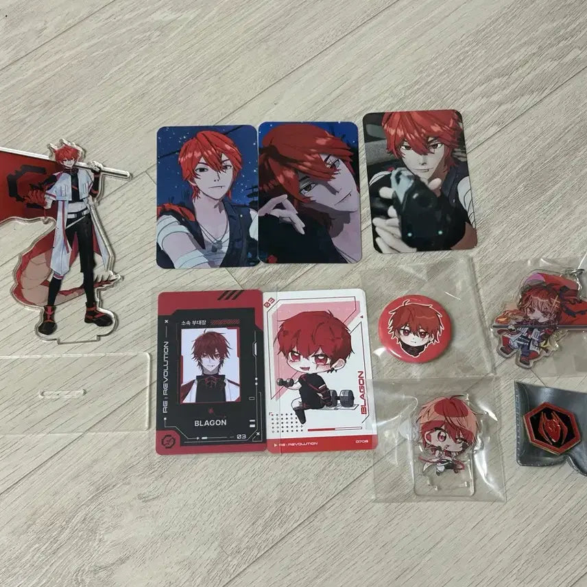 [BUNJANG] Riirevolution ACIRO Ryu Official Goods Bundle Set / 리레볼루션 아카이로 류 공식굿즈 일괄판매