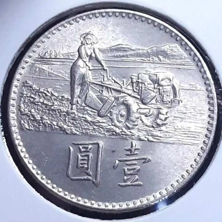 [BUNJANG] Republic of China 1 Yuan Coin (1969) / 중화민국 미사용 1969년 1위안.외국주화 주화 화폐 동전
