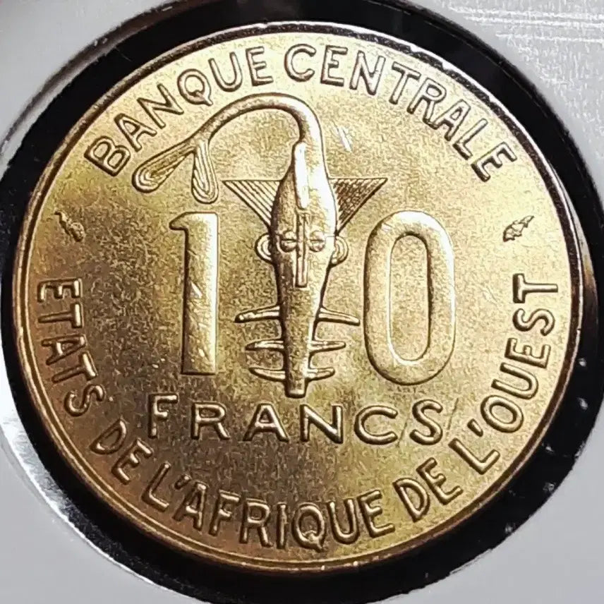 [BUNJANG] West African Union 1976 10 Francs Unused Foreign Coin / 극희귀 서아프리카연합 미사용 1976년 10프랑.외국주화 주화 화폐 동전