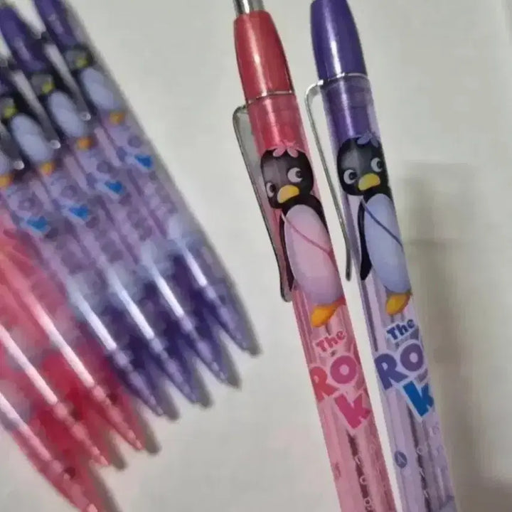 [BUNJANG] Vintage Penguin Transparent Mechanical Pencil / 고전문구 펭귄샤프