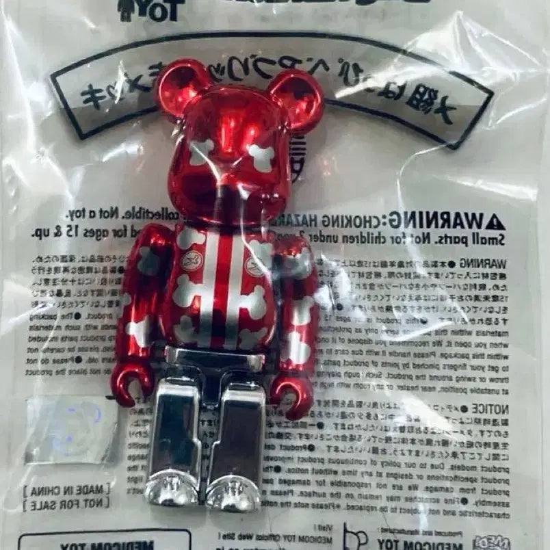 [BUNJANG] Bearbrick Maison Happy 2016 Limited Edition Red Chrome / 베어브릭 메조하피 2016 한정 레드 크롬