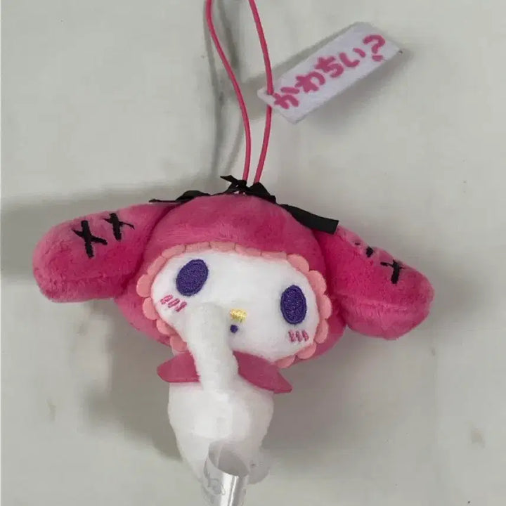 [BUNJANG] Sanrio My Melody Merokuro Doll Keychain / 급처) 마이멜로디 메로쿠로 산리오 마멜 인형 키링