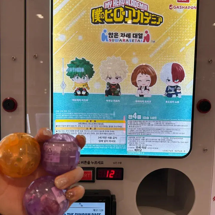 [BUNJANG] My Hero Academia Shoto Sitting Pose Gachapon / (미개봉)  나의히어로아카데미아 스와라세타이 앉은 자세 토도로키 쇼토