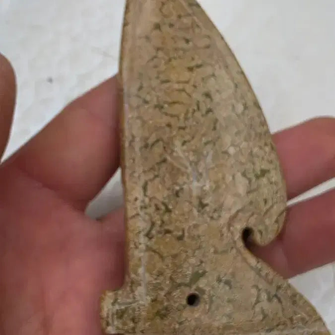 [BUNJANG] Hongshan Culture Jade Sword with Inscriptions / 고옥에강옥 홍산문화옥 명문옥검 0528