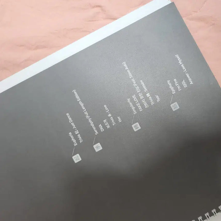 [BUNJANG] BTS Love Yourself Album Piano Sheet Music Book / 방탄소년단 LOVE YOURSELF 앨범 수록곡 피아노 악보집