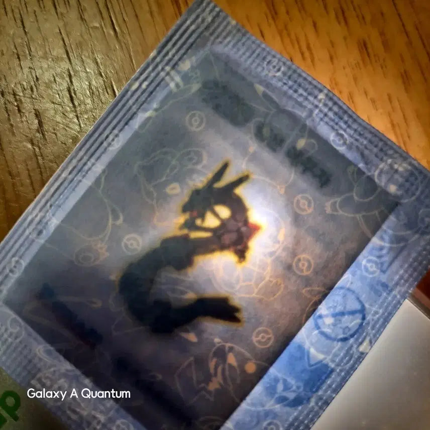 [BUNJANG] Sealed Pokemon Black Rayquaza Sticker / 미개봉 띠부씰 포켓몬 검은레쿠쟈