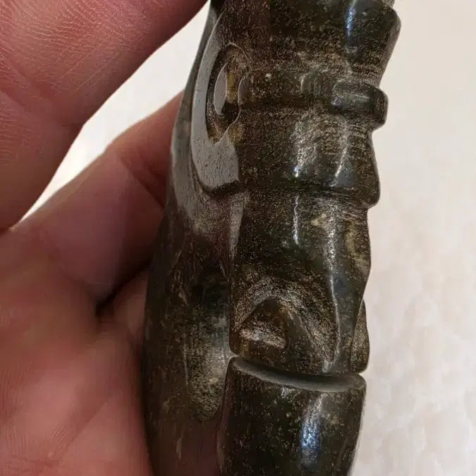 [BUNJANG] Hongshan Culture Jade Dragon Carving / 고옥에강옥 홍산문화옥 옥저룡 0528