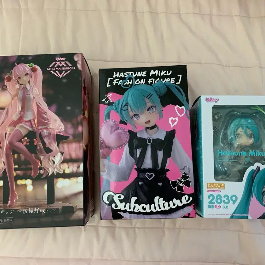 [BUNJANG] Hatsune Miku Figure Bundle / 미쿠 피규어 3개 일괄