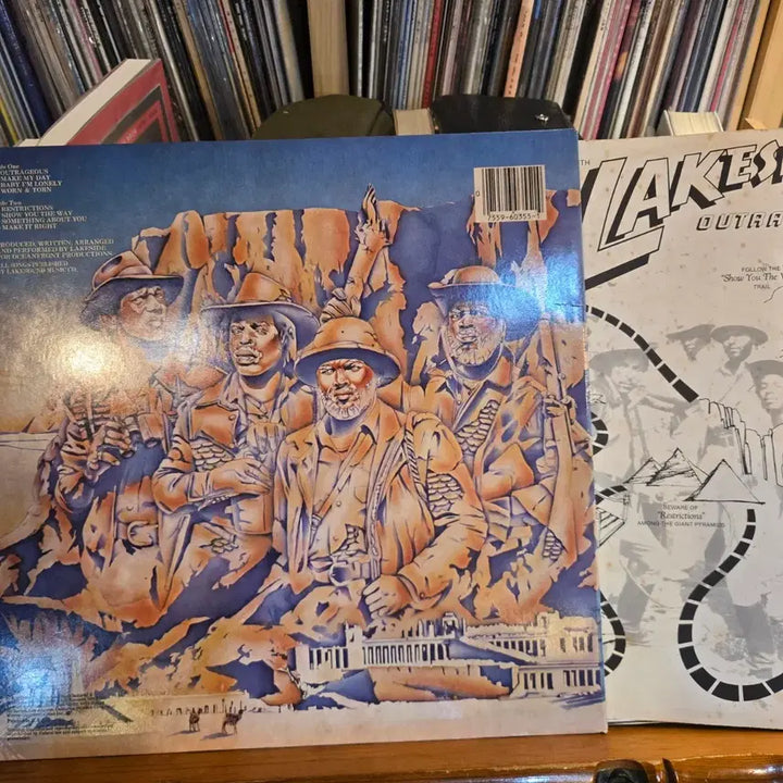 [BUNJANG] Lakeside Outrageous 1984 US Early Press LP NM/NM+ / Lakeside.outrageous.84.US.초반.NM/NM+.민트급L