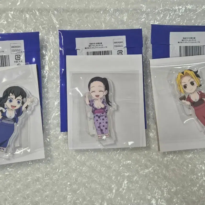 [BUNJANG] Demon Slayer Tengen Uzui Wives Acrylic Standee Bundle (Suma, Hinatsuru, Makio) - New / 귀멸의 칼날 텐겐 부인 연결 아크릴 일괄 새상품 스마 히나츠루  마키오