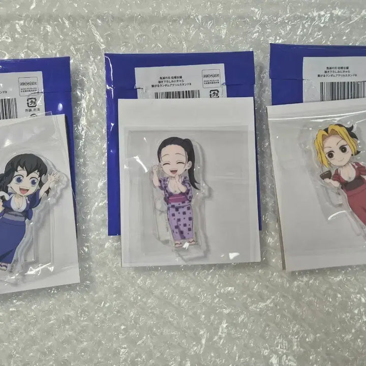[BUNJANG] Demon Slayer Tengen Uzui Wives Acrylic Standee Bundle (Suma, Hinatsuru, Makio) - New / 귀멸의 칼날 텐겐 부인 연결 아크릴 일괄 새상품 스마 히나츠루  마키오