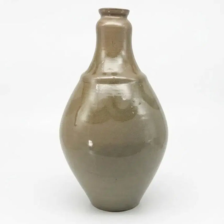 [BUNJANG] Antique White Porcelain Iron-Painted Vine Motif Gourd-Shaped Large Bottle / 도자기 연대감 있는 백자 철화 넝쿨문 표형 대병