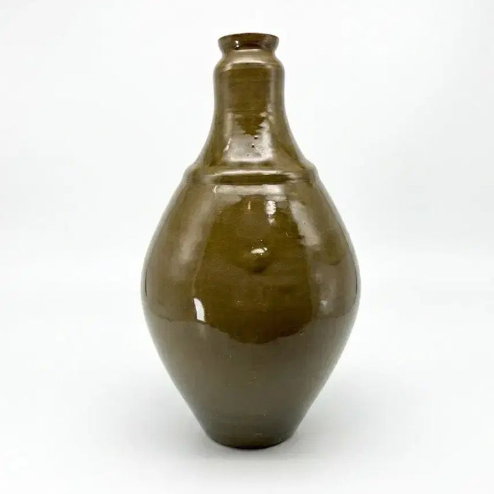 [BUNJANG] Antique White Porcelain Iron-Painted Vine Motif Gourd-Shaped Large Bottle / 도자기 연대감 있는 백자 철화 넝쿨문 표형 대병