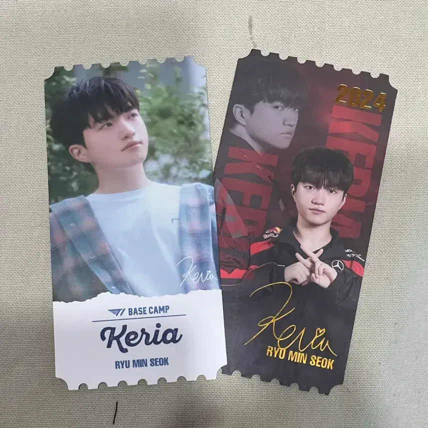 [BUNJANG] T1 Keria Backstage Ticket Goods Bundle Set / T1 티원 케리아 베캠 티켓 굿즈 일괄