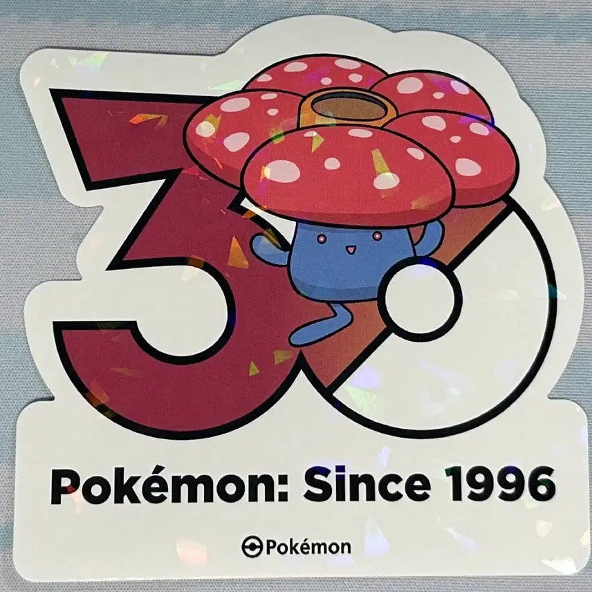 [BUNJANG] Pokemon 30th Anniversary Lapras Logo Sticker / [포켓몬 30주년 기념 로고스티커]라플레시아