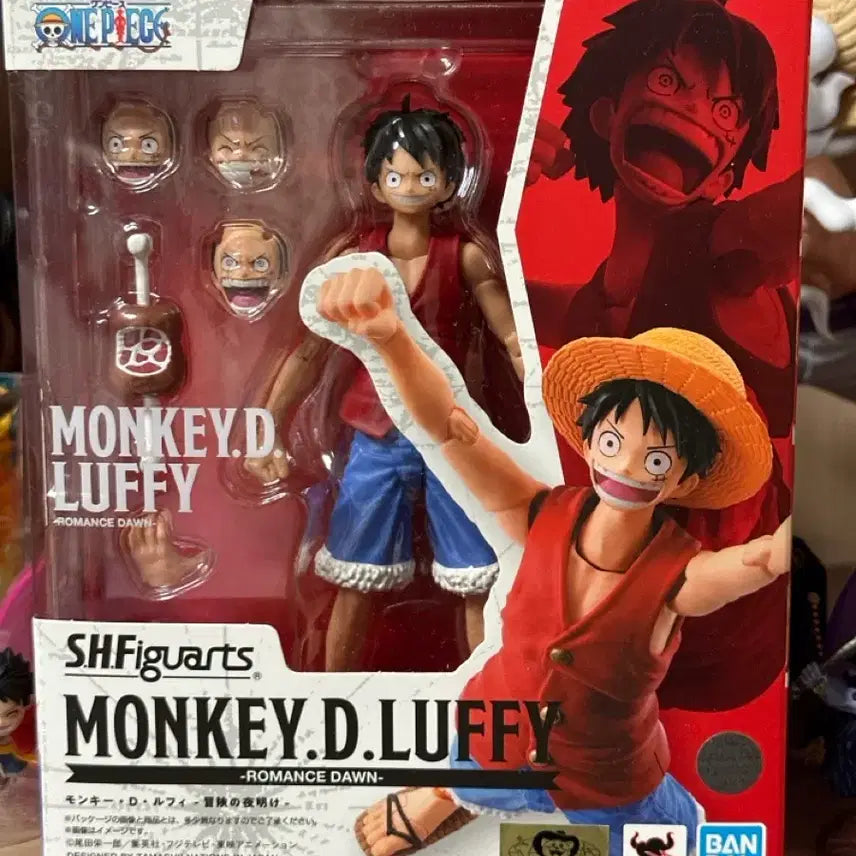 [BUNJANG] Bandai Tamashii Nations S.H.Figuarts Luffy Adventure Dawn Unsealed / 원피스 SHF 루피/모험의 새벽/ 개봉 양품