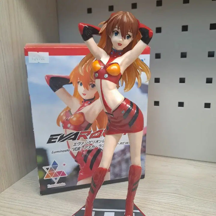[BUNJANG] Evangelion Sega Asuka &amp; Rei Racing Figure / 에반게리온 세가 아스카 레이싱  피규어 판매합니다!