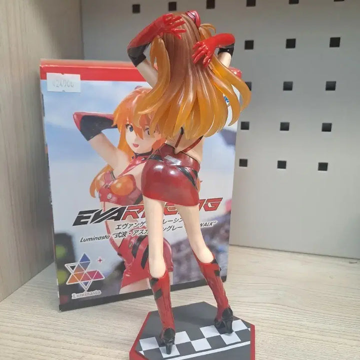 [BUNJANG] Evangelion Sega Asuka &amp; Rei Racing Figure / 에반게리온 세가 아스카 레이싱  피규어 판매합니다!