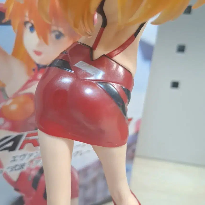 [BUNJANG] Evangelion Sega Asuka &amp; Rei Racing Figure / 에반게리온 세가 아스카 레이싱  피규어 판매합니다!