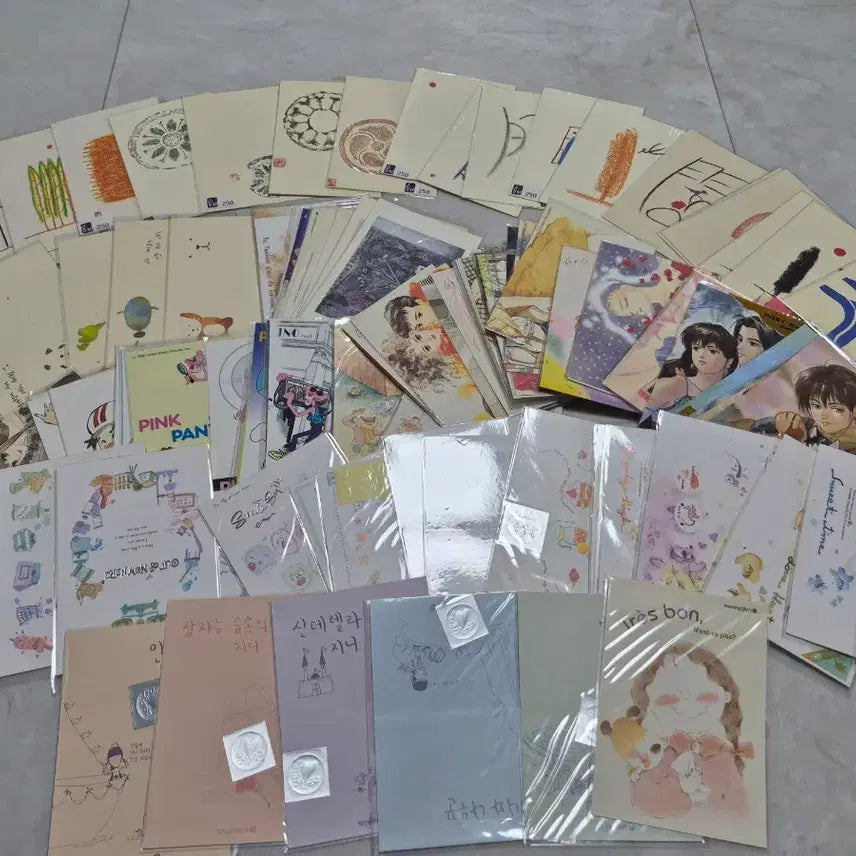 [BUNJANG] Rare Postcards Collection (40 Years) / 90년대 희귀한 엽서들(사진참고)