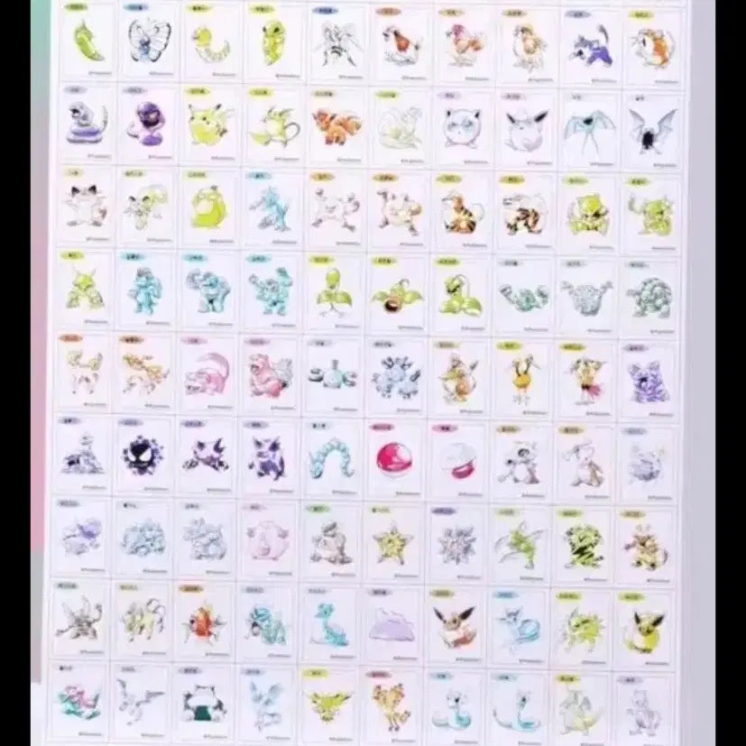 [BUNJANG] New Pokemon Season 5 Stickers / 신상 포켓몬 시즌5 띠부씰 팔아요
