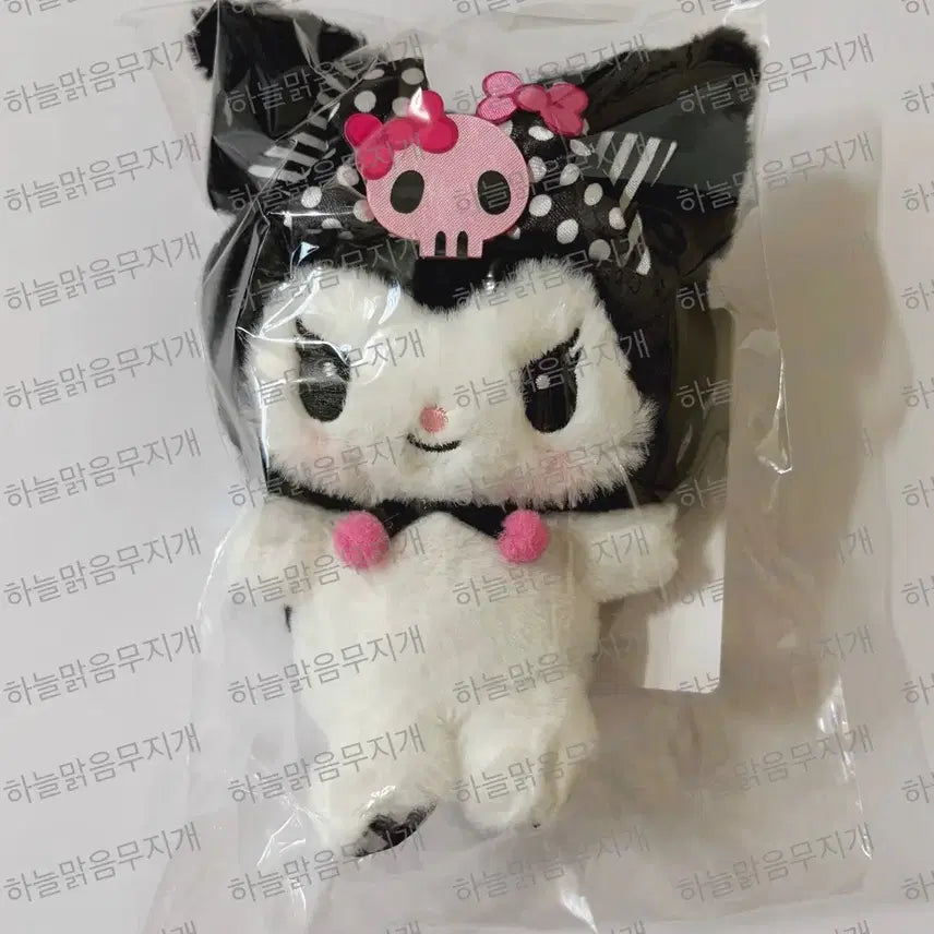 [BUNJANG] Sanrio Kuromi Pink Black Party Edition Plush Doll / 산리오 핑크 블랙 파티 에디션 쿠로미 봉제인형 미사용