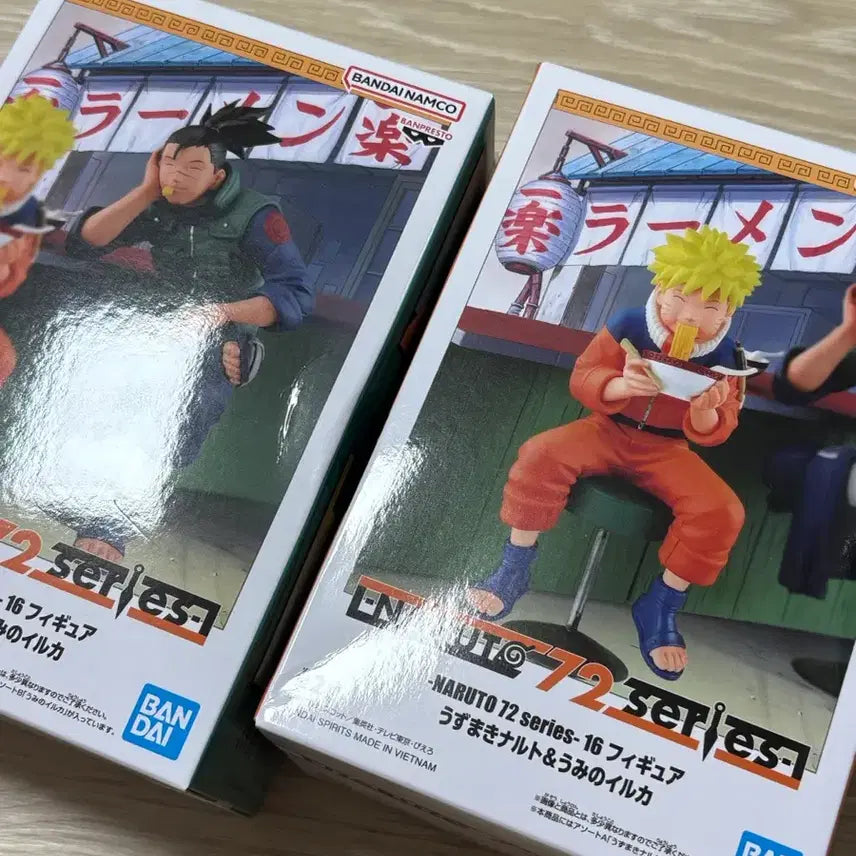 [BUNJANG] Naruto Ichiraku Ramen Naruto &amp; Iruka Figure Set / 나루토 72 시리즈 피규어 일락라멘 - 나루토&amp;이루카