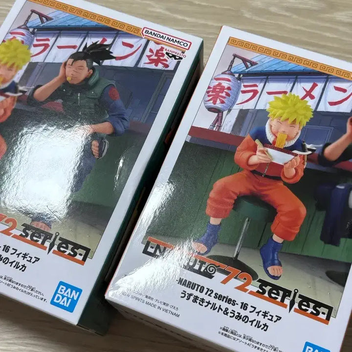 [BUNJANG] Naruto Ichiraku Ramen Naruto &amp; Iruka Figure Set / 나루토 72 시리즈 피규어 일락라멘 - 나루토&amp;이루카
