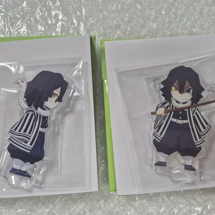 [BUNJANG] Demon Slayer Iguro Obanai Connecting Acrylic Stand Bundle (Sealed) / 귀멸의칼날 이구로 연결아크릴 일괄 미개봉 새상품