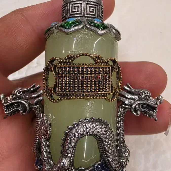 [BUNJANG] Ssangyong Yamyeong Enameled Silver Inlaid Biyeonho / 쌍용 야명 법랑 은상감 비연호 0528