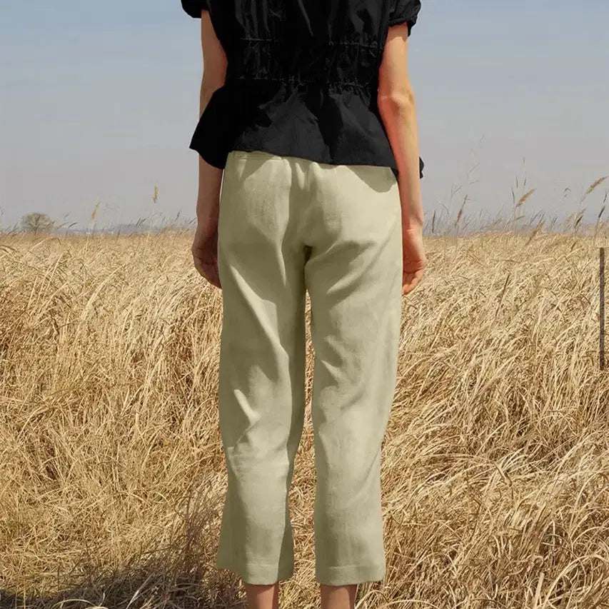 [BUNJANG] J.Cheong Blair Shirring Trousers Celadon Green M / 새상품)제이청 여름 바지 Blair Shirring Trous