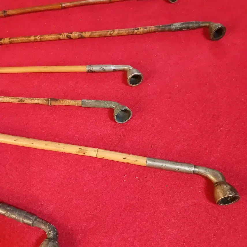 [BUNJANG] Bamboo Pipe Set (6 pieces) / 실사용 하던 죽절 곰방대 6점