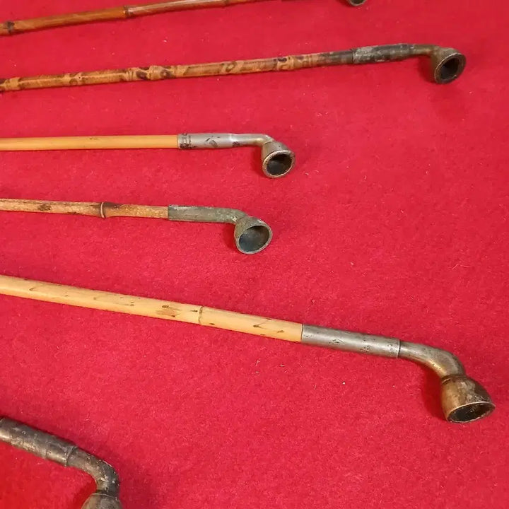 [BUNJANG] Bamboo Pipe Set (6 pieces) / 실사용 하던 죽절 곰방대 6점