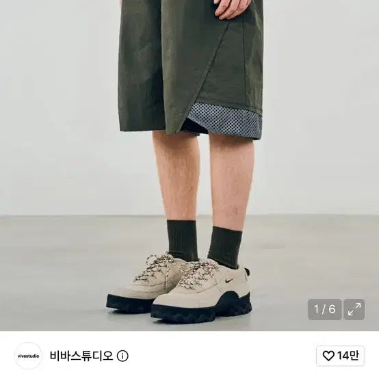 [BUNJANG] Vivastudio Mix Nylon Shorts XL Khaki / [새상품] 비바스튜디오 믹스 나일론 쇼츠 XL 카키 버뮤다 팬츠 고프코어