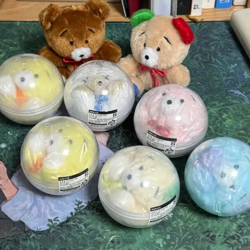 [BUNJANG] Kuzumi-chan Plush Keychain Capsule Toy Gacha Set / 쿠즈미짱 봉제 인형 열쇠 고리 캡슐 토이 가챠