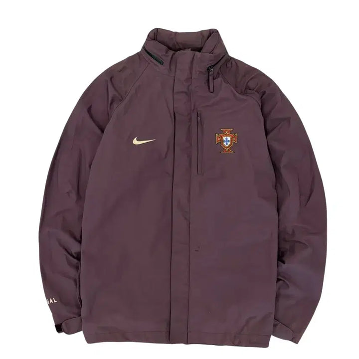[BUNJANG] 90s Nike Portugal Windbreaker Deep Plum Brown L / 90년대 나이키 포르투갈 바람막이 딥플럼브라운 (L/레어템)