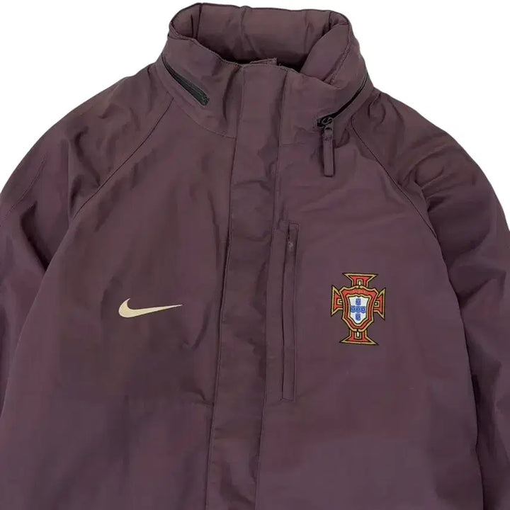[BUNJANG] 90s Nike Portugal Windbreaker Deep Plum Brown L / 90년대 나이키 포르투갈 바람막이 딥플럼브라운 (L/레어템)