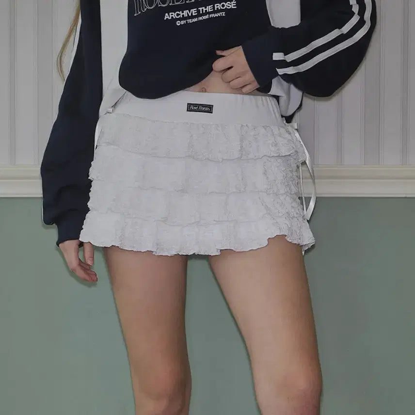 [BUNJANG] Rose Franz White Lace Mini Skirt / 로즈프란츠 화이트 레이스 미니 스커트 (최종가격)