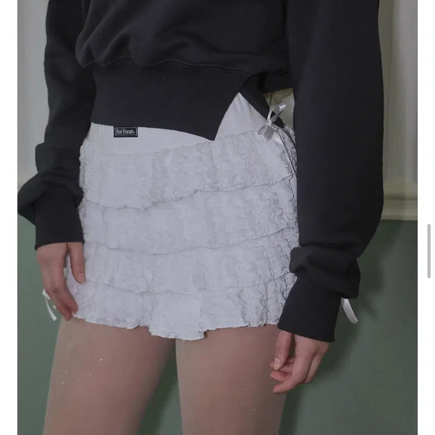 [BUNJANG] Rose Franz White Lace Mini Skirt / 로즈프란츠 화이트 레이스 미니 스커트 (최종가격)
