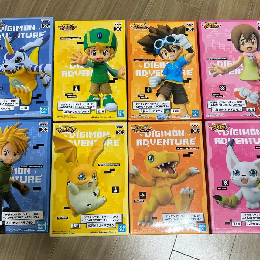 [BUNJANG] Bandai Digimon Adventure DXF Figure 8-Piece Full Set (Sealed) / 미개봉)반다이 디지몬 어드벤처 DXF 피규어 8종풀셋 일괄판매