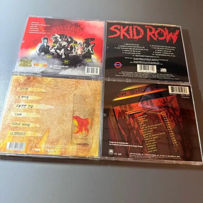 [BUNJANG] Skid Row, Soundgarden, The Hysterics, Gate Flowers Music CDs / 히스테릭스 게이트플라워 스키드로우 사운드가든 음악cd 앨범
