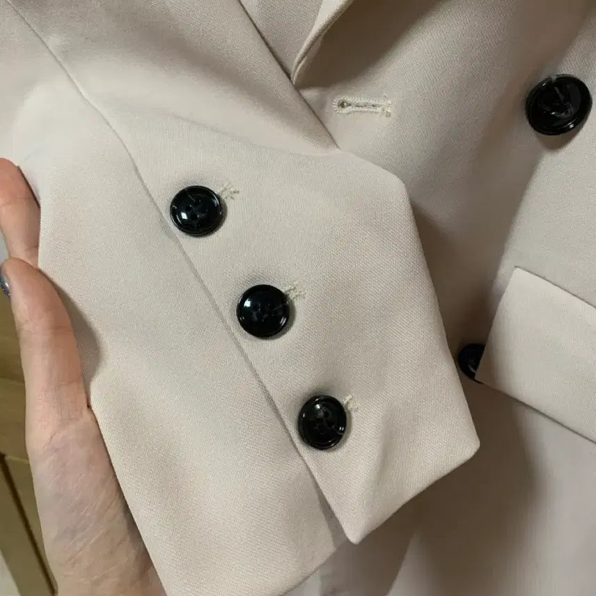 [BUNJANG] Imported Double-Button Long Jacket / 수입) 더블버튼 롱 자켓
