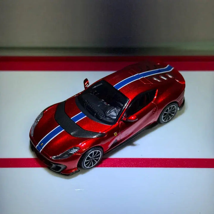 [BUNJANG] TOC 1:64 Ferrari 812 Metallic Red Diecast Model / 1:64 TOC 페라리 812 메탈릭 레드 다이캐스트