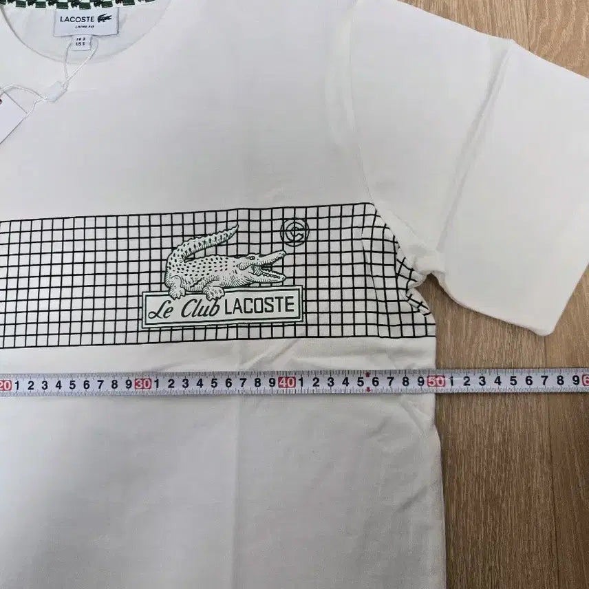 [SOLD OUT] 라코스테 Le Club 흰색 반팔 티셔츠