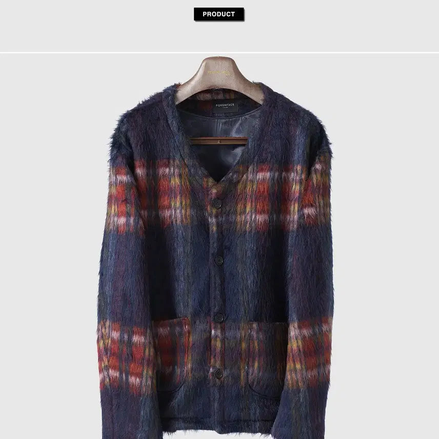 [BUNJANG] Poker Face Mohair Cardigan / 46) 포커페이스 모헤어 가디건