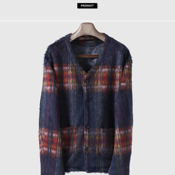 [BUNJANG] Poker Face Mohair Cardigan / 46) 포커페이스 모헤어 가디건