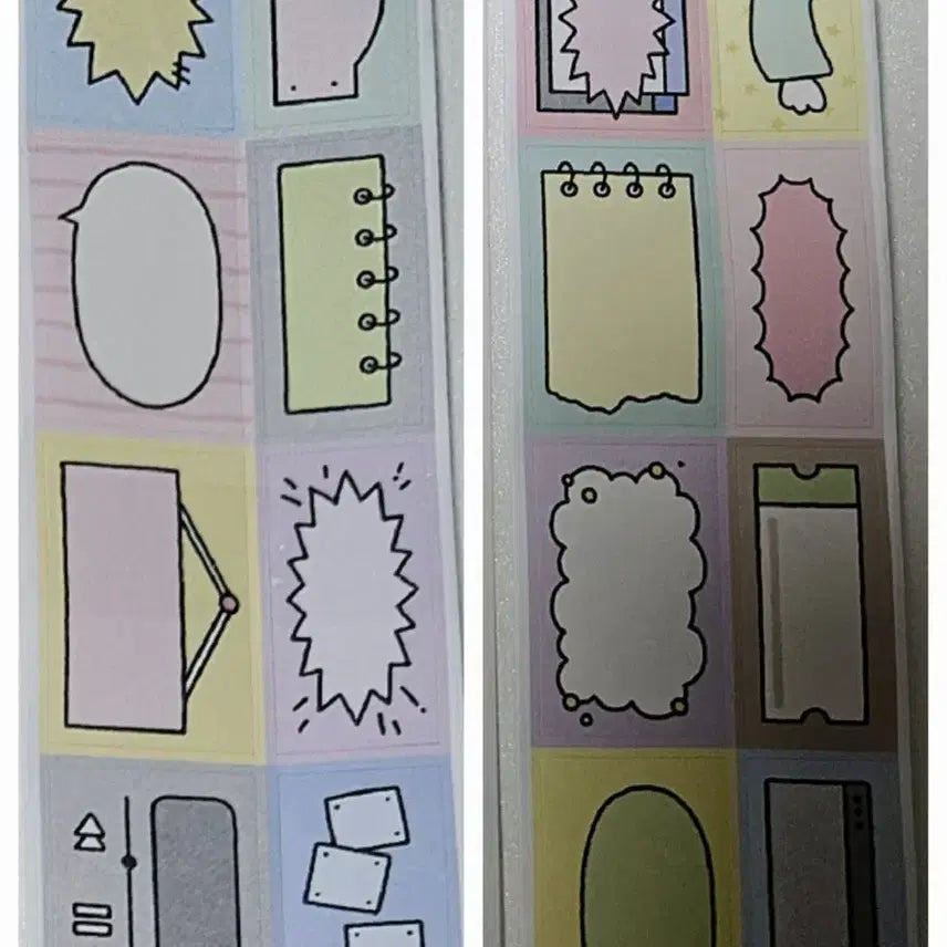 [BUNJANG] Lee Know Friends Nemo Memo Washi Tape Sticker Set / 키스컷 띵) 리노프렌즈 네모 메모 모조지 말풍선 만화 다꾸 마테 스티커