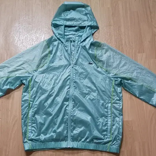 [SOLD OUT] 라코스테 바람막이 민트색 후드 집업(새제품,정품)