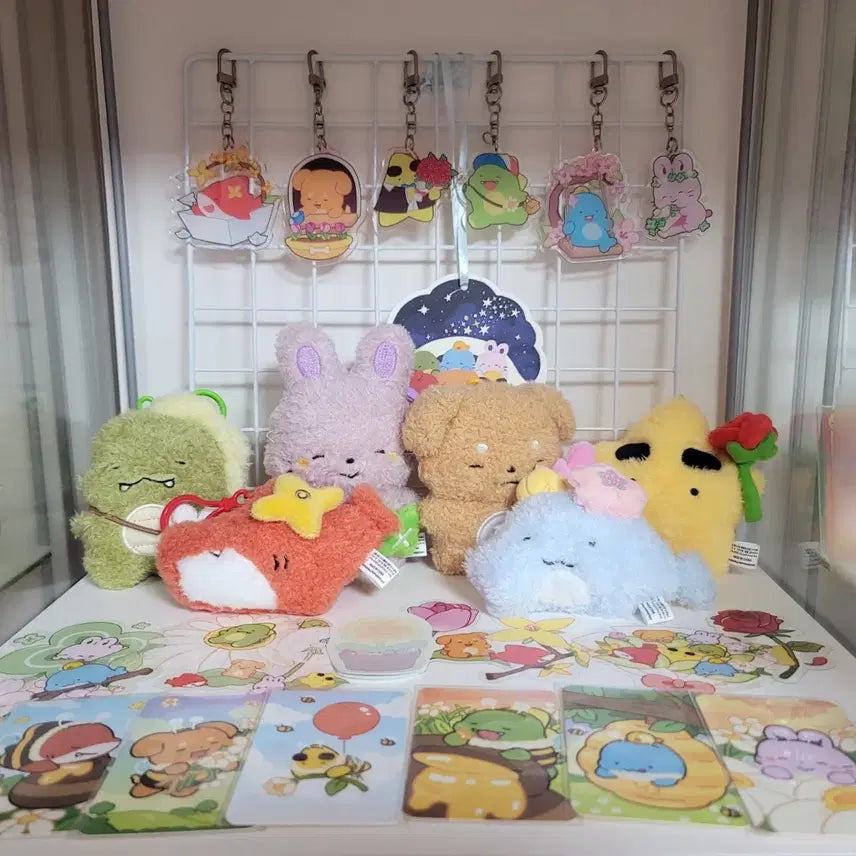 [BUNJANG] Jamttel Pixely Spring Merchandise Bundle Doll Acrylic Keyring Sticker Photocard / 급처) 잠뜰 픽셀리 봄 굿즈 일괄 판매 인형 아크릴 키링 스티커 포토카드